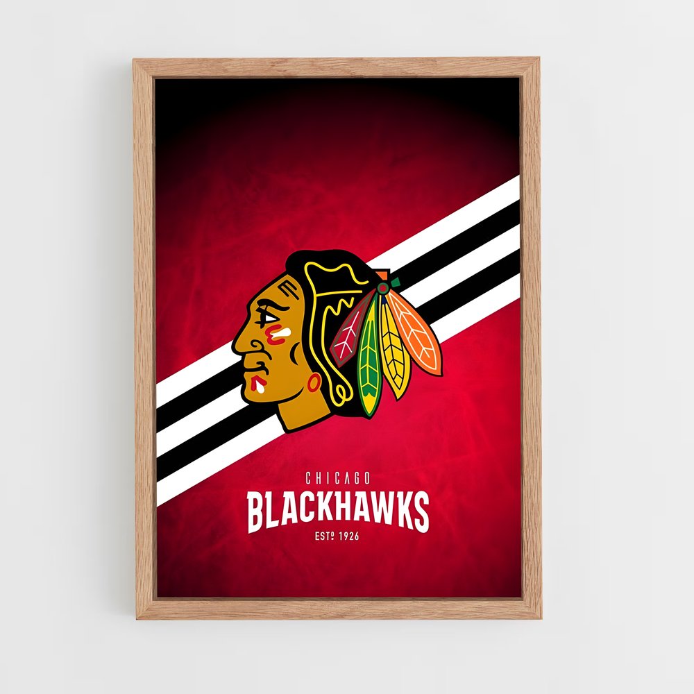 Poster Esprit de Chicago – affiche Hockey sur glace (vue 4)